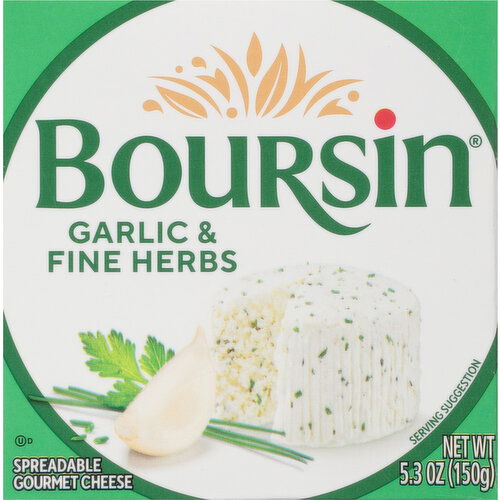 Boursin® Garlic & Fine Herbs Gourmet Cheese