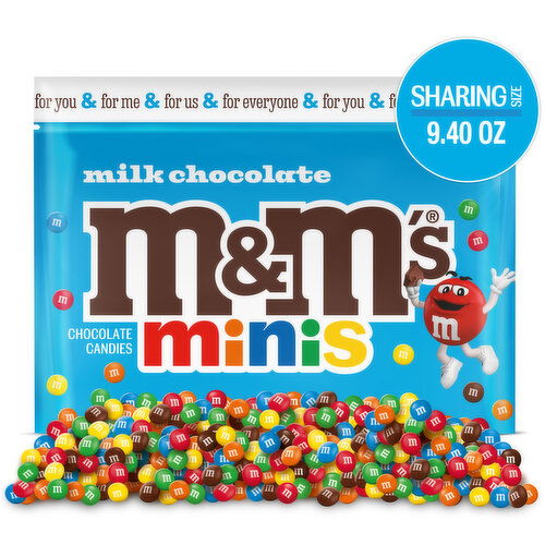 M&M'S M&M'S Minis Milk Chocolate Candy Resealable Bag - 9.4 Ounce