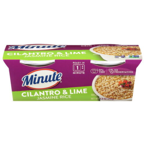Minute Cilantro & Lime Jasmine Rice - 8.8 Ounce