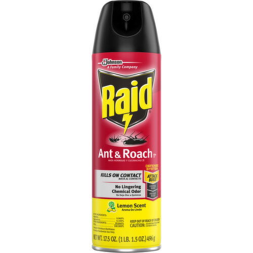 Raid Ant & Roach Killer 26, Lemon Scent