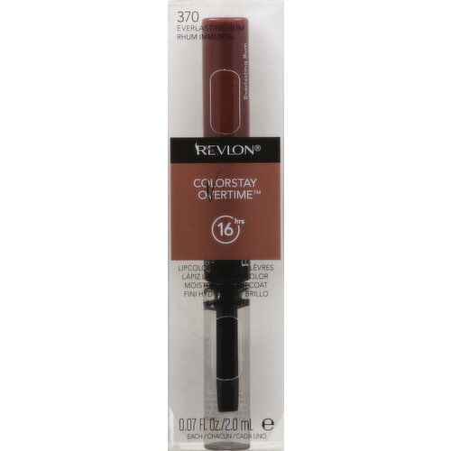 Revlon Lipcolor/Moisturizing Topcoat, Everlasting Rum 370