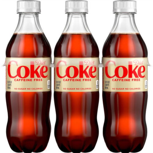 Diet Coke Caffeine Free Soda Soft Drink 6 C