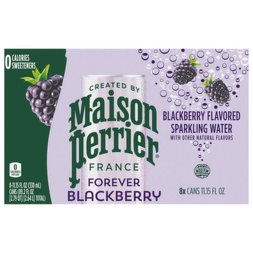 Maison Perrier Sparkling Water, Blackberry Flavored