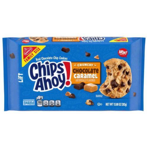 Chips Ahoy! Cookies, Chocolate Chip, Crunchy Chocolate Caramel