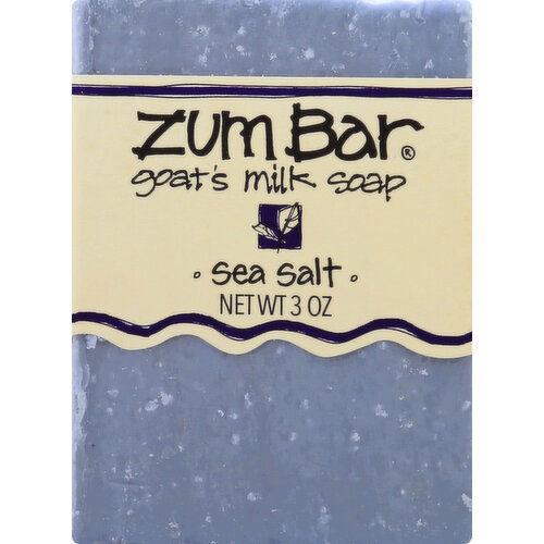 ZUM BAR Soap, Goat's Milk, Sea Salt