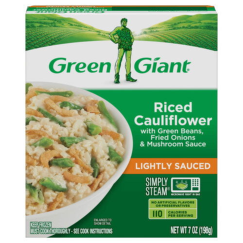 Green Giant Lightly Sauced Riced Cauliflower - 7 Ounce