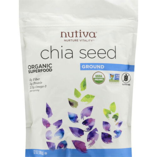 Nutiva Chia Seed, Ground