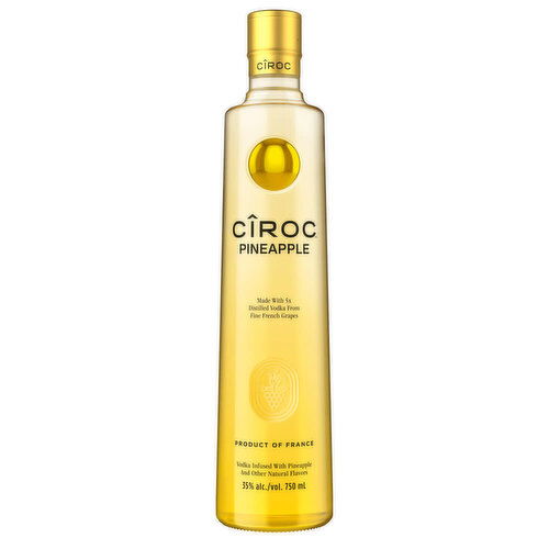 Ciroc Pineapple Flavored Vodka, 750 ml    