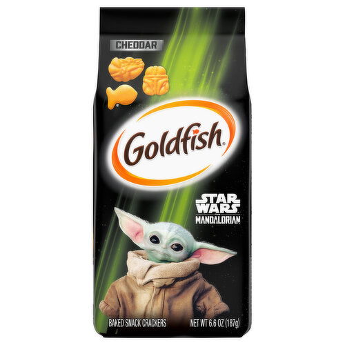 Goldfish Baked Snack Crackers, Cheddar, Star Wars Mandalorian