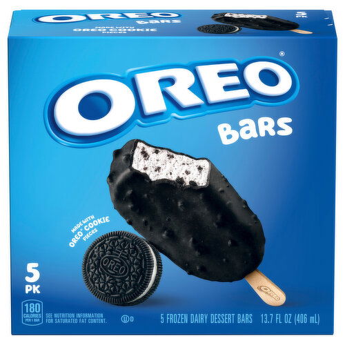 Oreo OREO Frozen Dairy Dessert Bars, 5 Count - 5 Each
