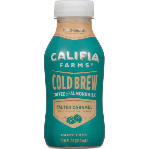 Califia Farms Coffee, with Almondmilk, Cold Brew, Salted Caramel