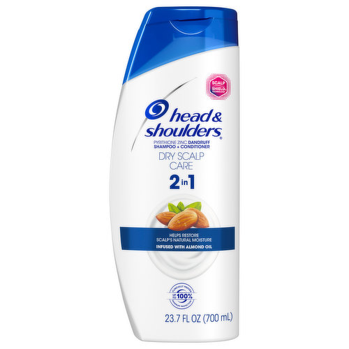 Head & Shoulders Shampoo + Conditioner, Dry Scalp Care, 2 in 1