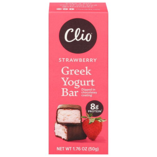 Clio Yogurt Bar, Greek, Strawberry