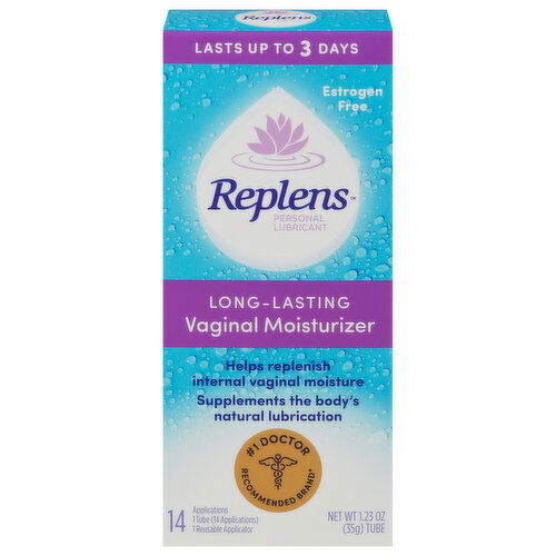 Replens Vaginal Moisturizer, Long-Lasting