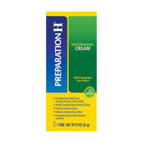 Preparation H Hemorrhoidal Cream, with Aloe