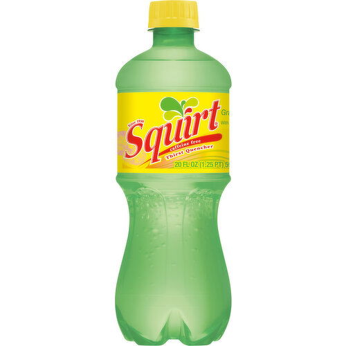 Squirt Thirst Quencher, Caffeine Free, Grapefruit