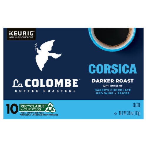 La Colombe Coffee, Darker Roast, Corsica, K-Cup Pods - 10 Each