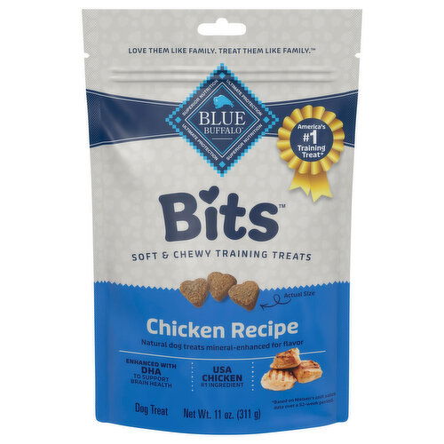 Blue Buffalo Chicken Recipe Dog Treat - 11 Ounce