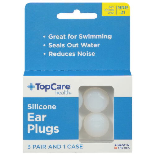 TopCare Ear Plugs, Silicone