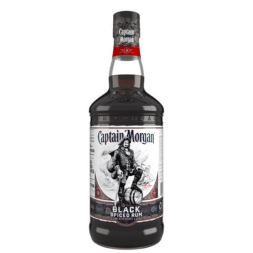 Captain Morgan Black Spiced Rum, 750 ml    