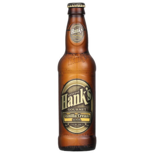 Hank's Soda, Vanilla Cream, Gourmet