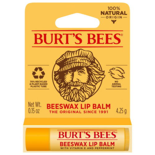 Burt's Bees Lip Balm, Beeswax