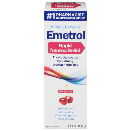 Emetrol Rapid Nausea Relief, Non-Drowsy, Cherry Flavor