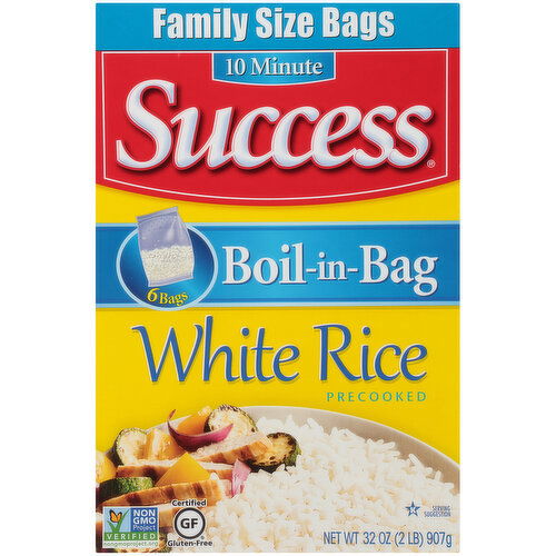 Success Family Size Boil-in-Bag Precooked White Rice