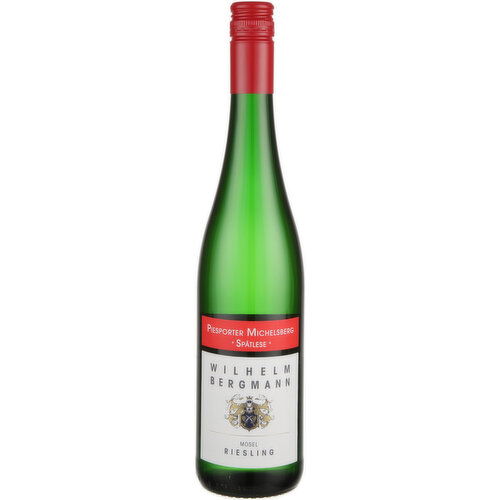 Wilhelm Bergmann Spatlese Riesling Germany White Wine, 750 ml - 750 Milliliter