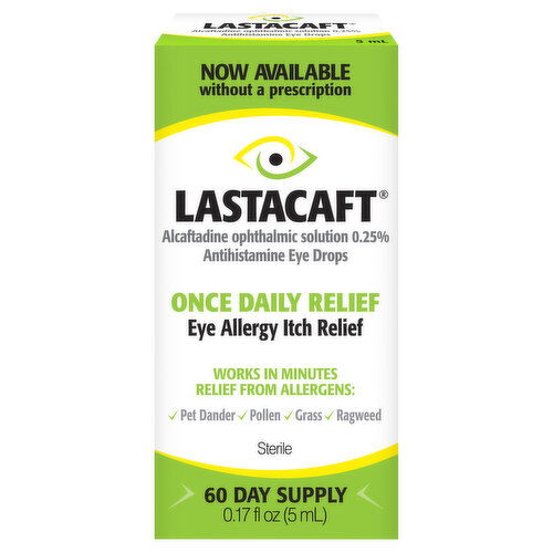 Lastacaft Eye Allergy Itch Relief