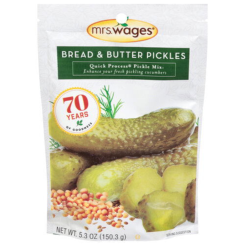 Mrs. Wages Pickles, Bread & Butter