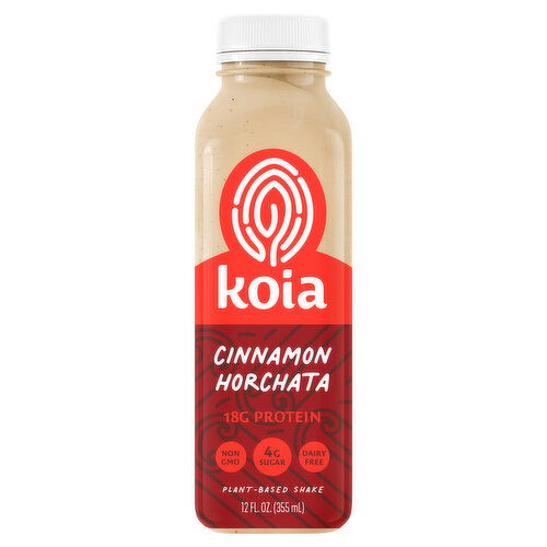 Koia Shake, Cinnamon Horchata, Plant-Based