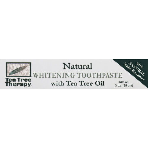 Tea Tree Therapy Toothpaste, Whitening, with Tea Tree Oil
