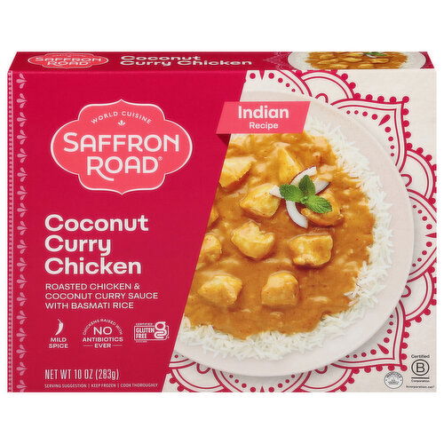 Saffron Road Coconut Curry Chicken, Indian Recipe, Mild Spice