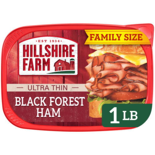 Hillshire Farm Ultra Thin Sliced Black Forest Ham Sandwich Meat Oz