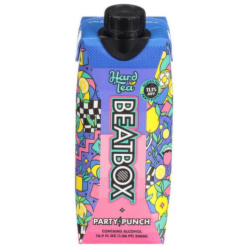 Beatbox Hard Tea, Party Punch - 16.9 Fluid Ounce