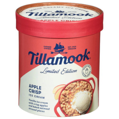 Tillamook Ice Cream, Apple Crisp