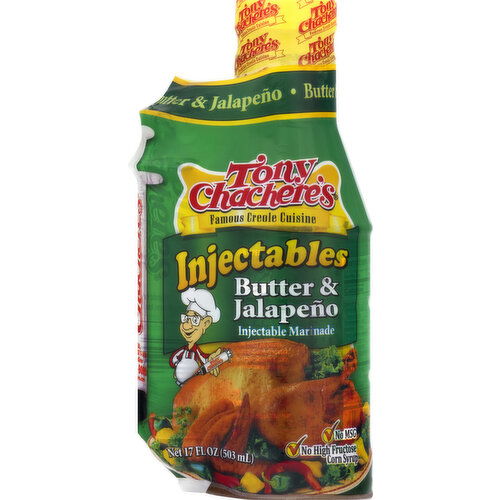 Tony Chachere's Injectable Marinade, Butter & Jalapeno