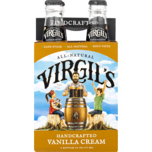 Virgil's Soda, Vanilla Cream, Handcrafted