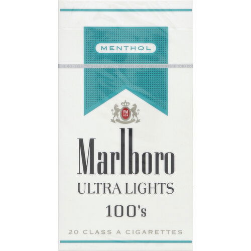 Marlboro Cigarettes, Silver Pack, Menthol, 100's