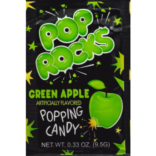 Pop Rocks Popping Candy, Green Apple