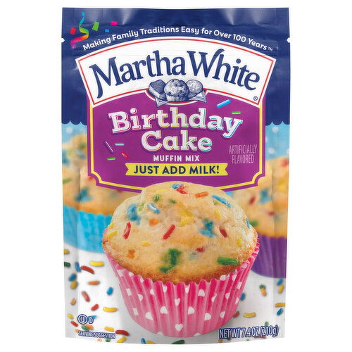 Martha White Muffin Mix, Birthday Cake