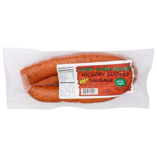 Down Home Hickory Smoked Hot Pork Sausage