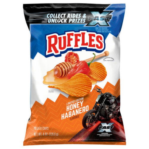 Ruffles Potato Chips, Honey Habanero, Limited Edition