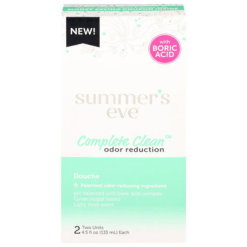 Summer's Eve Douche, Complete Clean, Odor Reduction