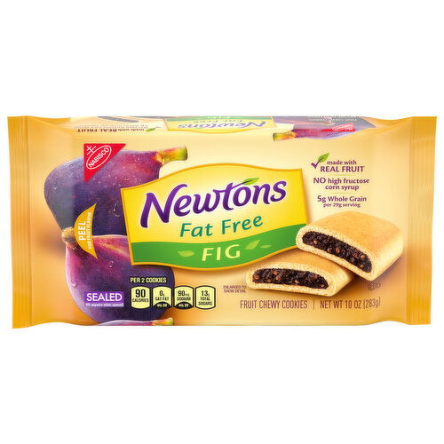 NEWTONS Fat Free Soft & Fruit Chewy Fig Cookies, (Fig Bars), 10 oz