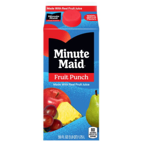 Minute Maid Minute Maid, Fruit Punch, Made W/ Real Fruit Juice, 59 fl oz