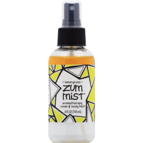 ZUM MIST Room & Body Mist, Aromatherapy, Lemongrass