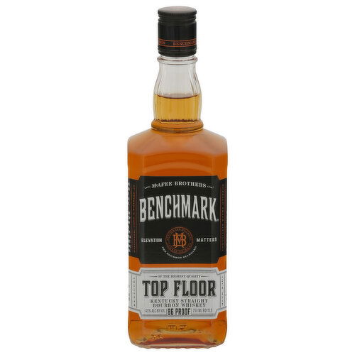 Benchmark Whiskey, Bourbon, Kentucky Straight, Top Floor