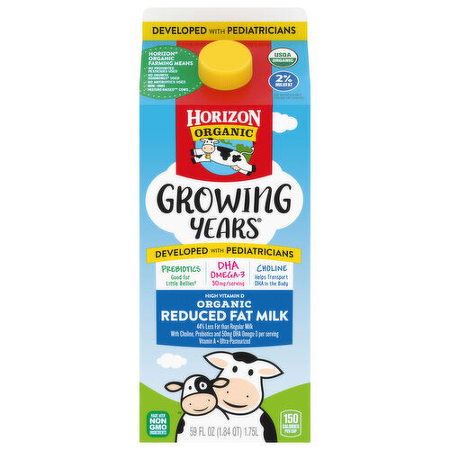 Horizon Organic Milk, Organic, Reduced Fat